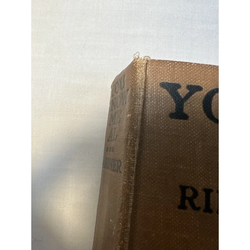 You Know Me‎ Al by RING LARDNER ~ First Edition 1916 ~ 1st Book ~ Baseball